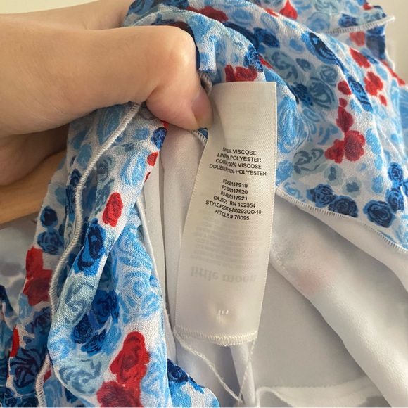 LITTLE MOON Blue Rarity Tiered Maxi Dress - Picture 10 of 13